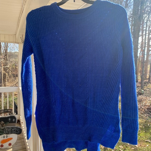 Long Blue Sweater - Picture 3 of 3